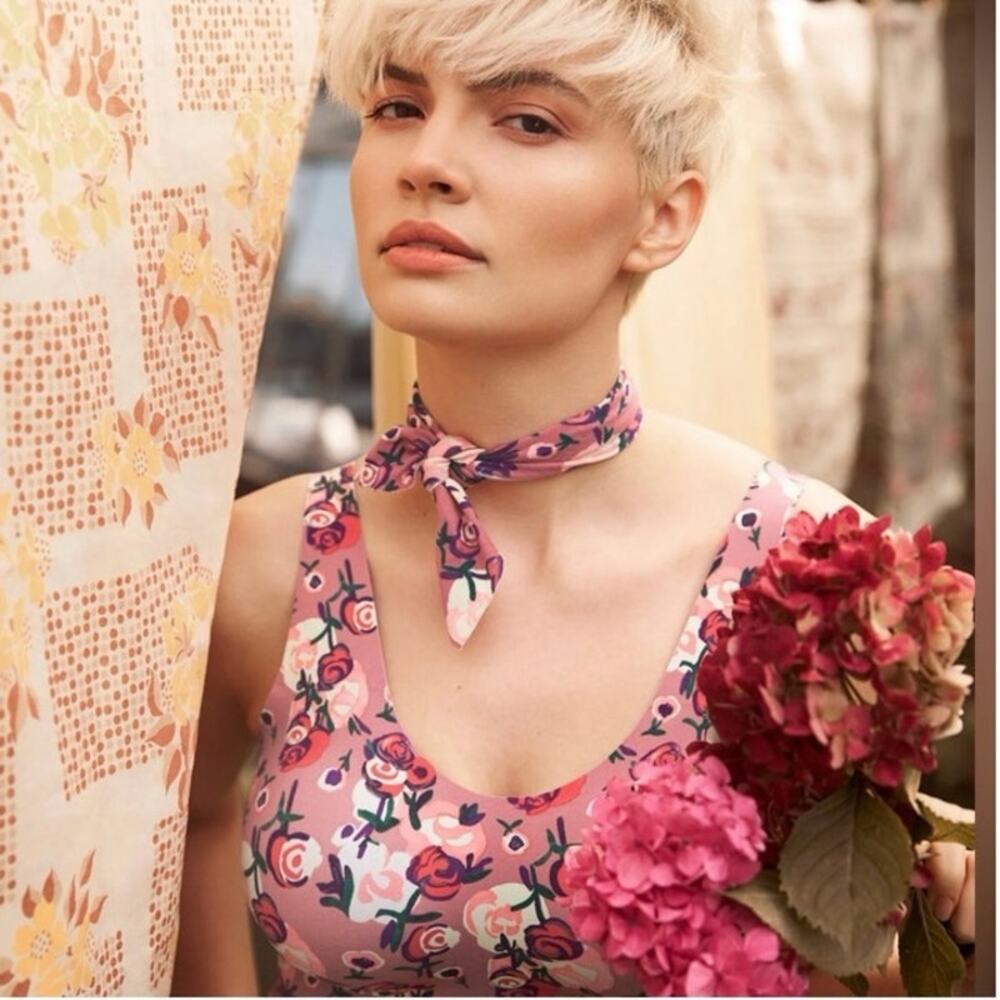 Anna Sui x Knix Rose Bouquet Luxe Pullover Bra – Size L+ Floral